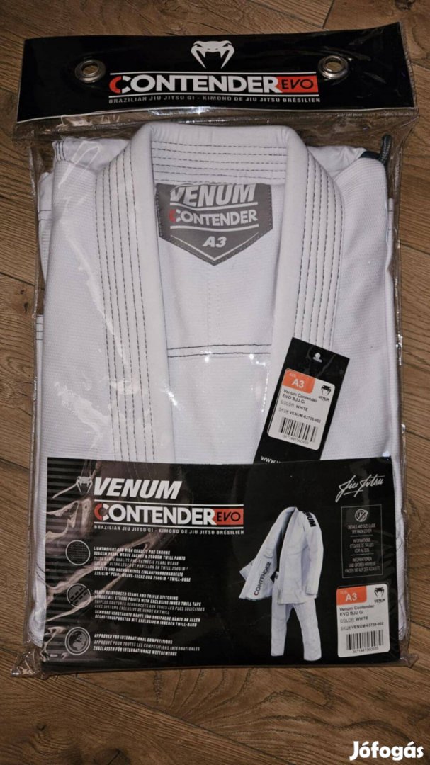 Venum contender Evo BJJ GI Fehér [Új!Bontatlan]